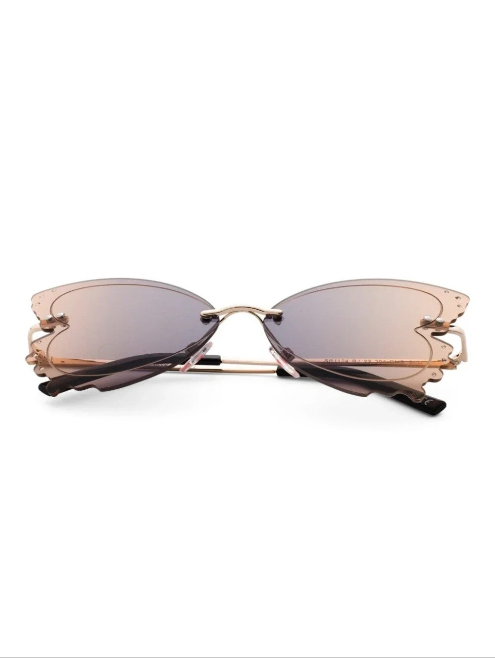 🪷 3/$20🪷 Betsey Johnson Cateye Rhinestone Sunglasses Butterfly Frame NWT